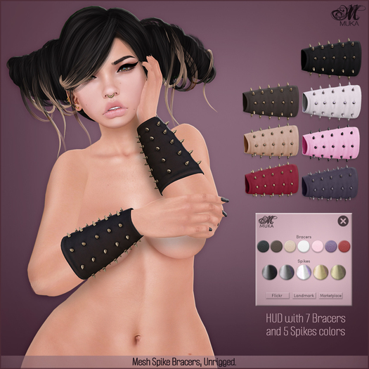 *MUKA* Spike Bracers