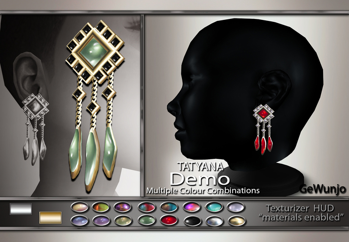 GeWunjo : TATYANA earrings DEMO