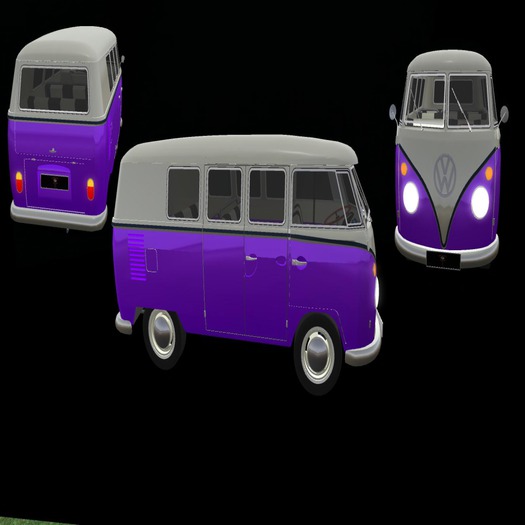 Campervan purple