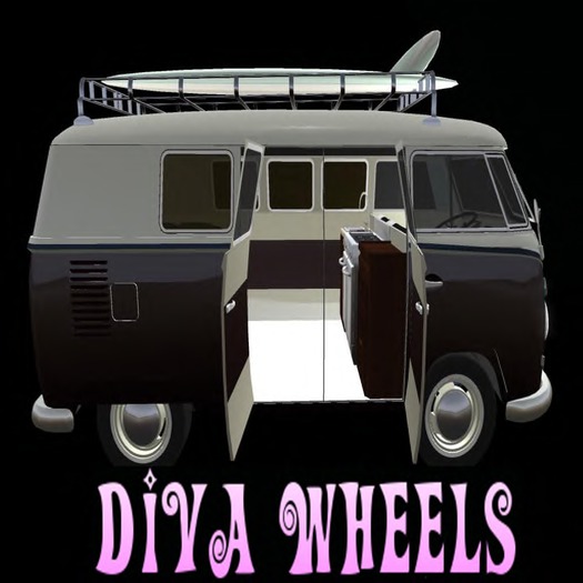 Campervan black and white