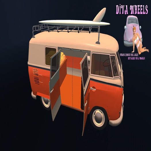 Campervan blue