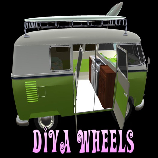Campervan blue