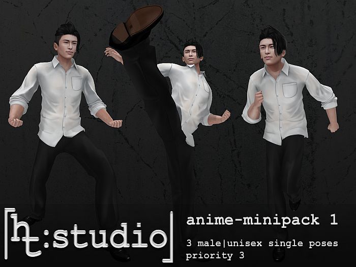 [ht:studio] anime mini-pack 1 (male/unisex)