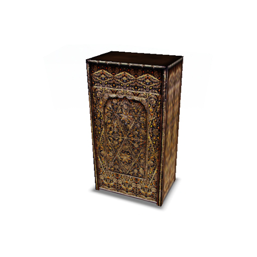 Moroccan Gold Cabinet