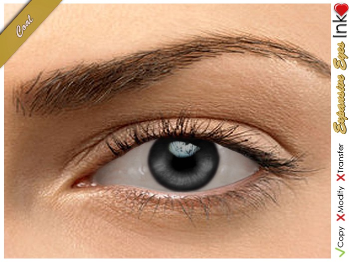 * Inkheart * - Expansive Eyes - Coal (3 Sizes Sys+Mesh)