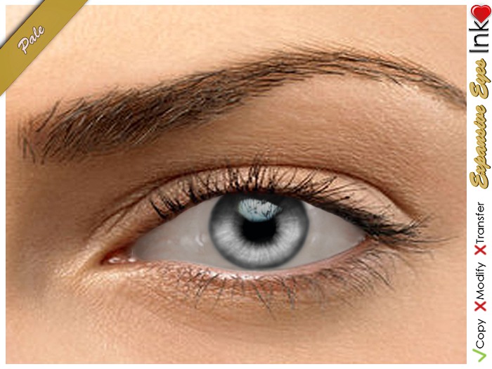 * Inkheart * - Expansive Eyes - Pale (3 Sizes Sys+Mesh)