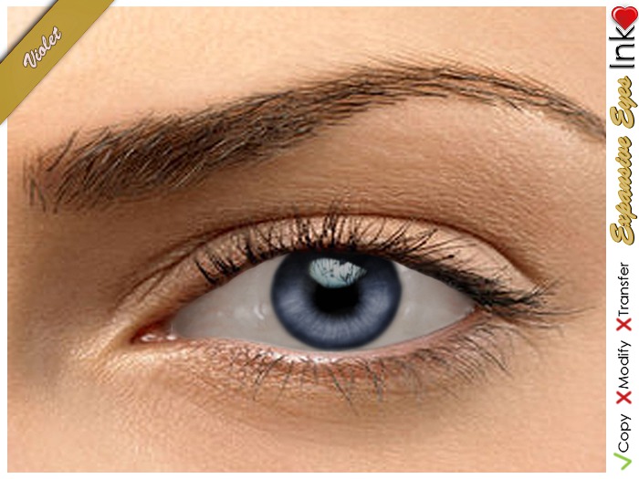 * Inkheart * - Expansive Eyes - Violet (3 Sizes Sys+Mesh)