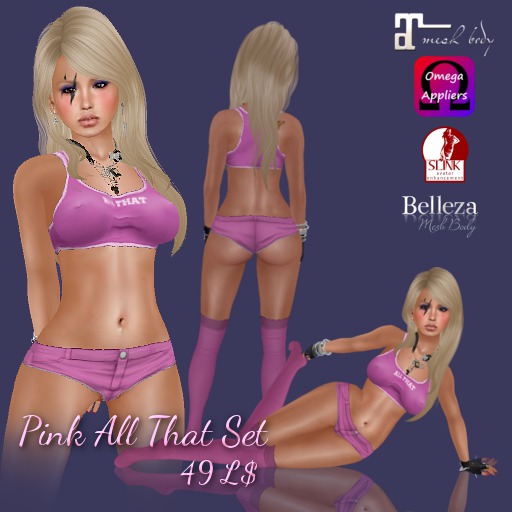 Pink All That Set W-Appliers