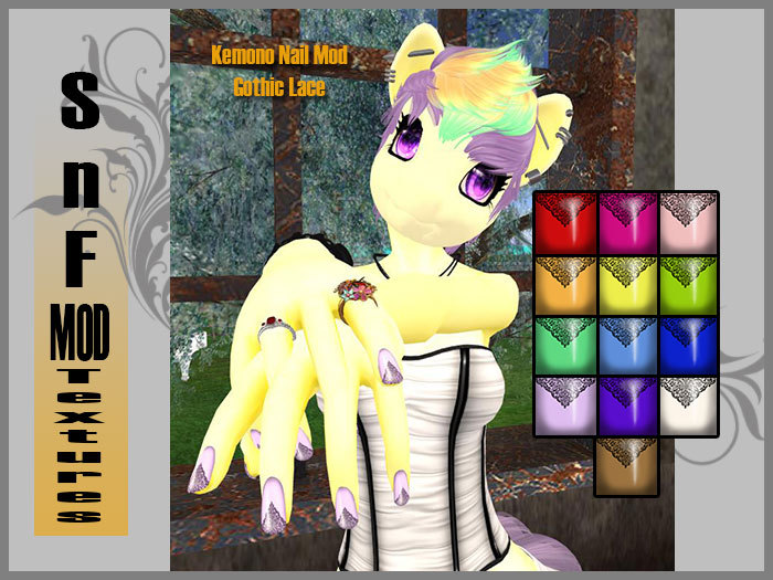 [SnF] Kemono Nails Mod Darkfade Textures