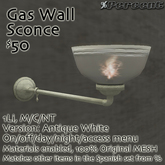 %Gas Sconce - FULL SET *MESH* Delivery Box