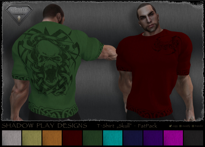T-Shirt - Skull - FatPack