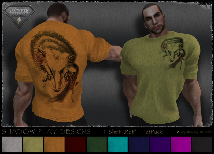 T-Shirt - Rat - FatPack
