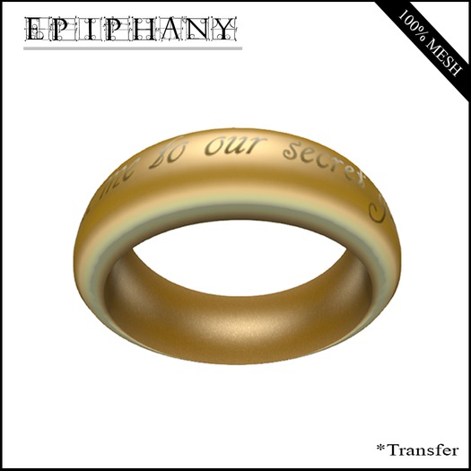 Gold Rings Set of 2 - Secret Garden (Menu Resizable)