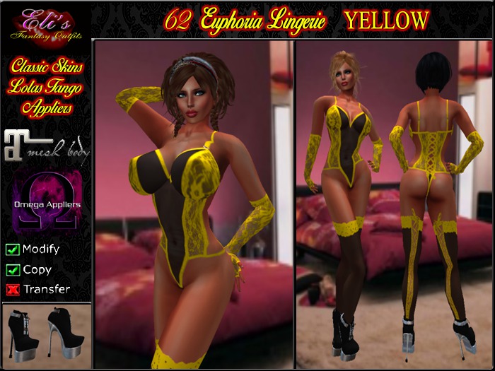 62 Euphoria Lingerie Yellow