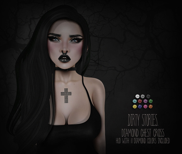 .DirtyStories. Diamond Chest Cross