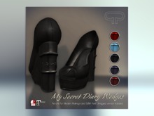 Pure Poison - My Secret Diary - Ad-ons for medium and high Maitreya and SLINK Feet and Unrriged Modifiable Version INCL