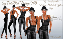 LSR - Sexy Paula Suspenders Black Maitreya MB