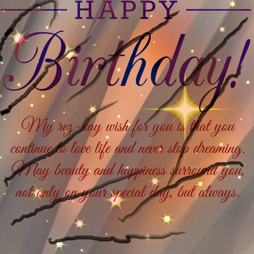 Rez/Day birthday wishes