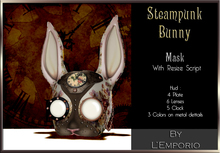 L'Emporio ::*Steampunk Bunny*:: Mask -03