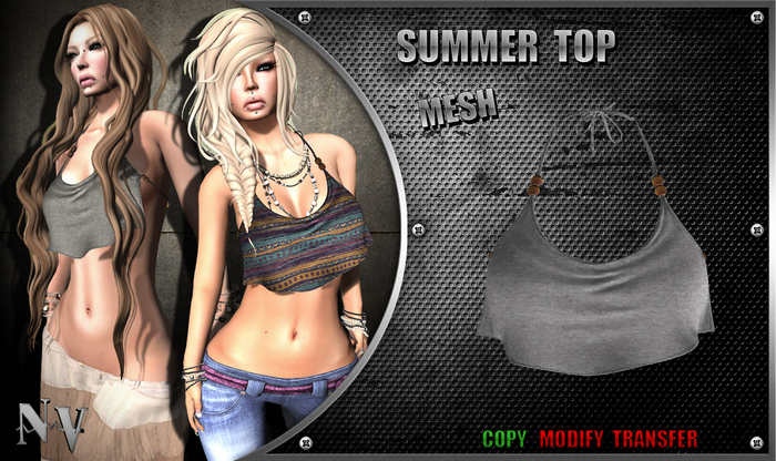 [NV] Summer Top -Grey-