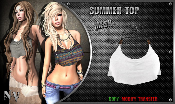 [NV] Summer Top -White-