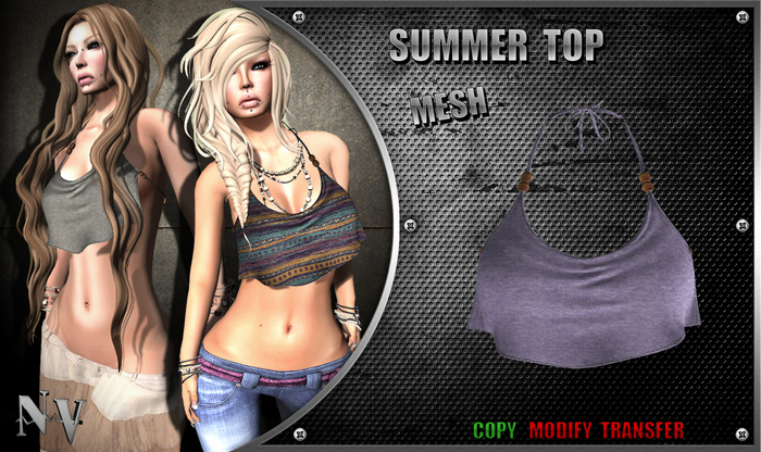 [NV] Summer Top -Purple-