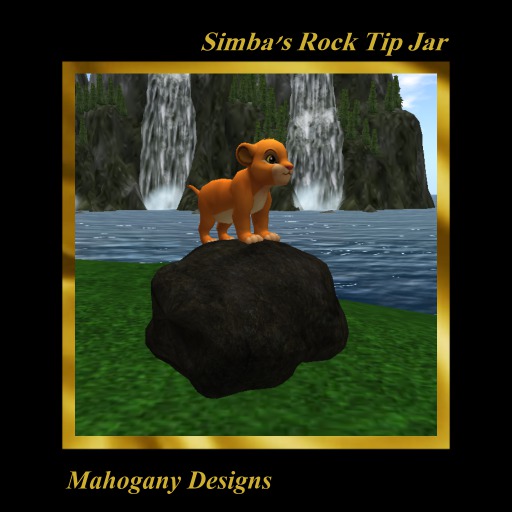 MD0064 Simba's Rock Tip Jar 