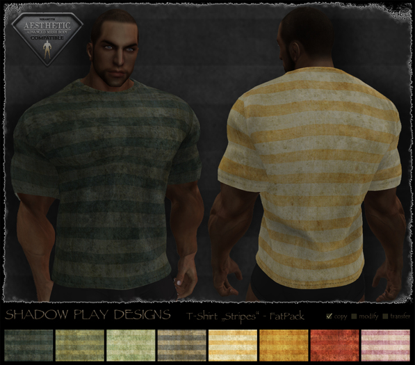 T-Shirt - Stripes - FatPack