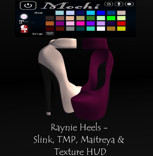 Mochi - Raynie Heels - Slink, TMP, Maitreya + Texture Change