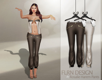 [FLRN] Rosalie Harem Pants Brown&Cream