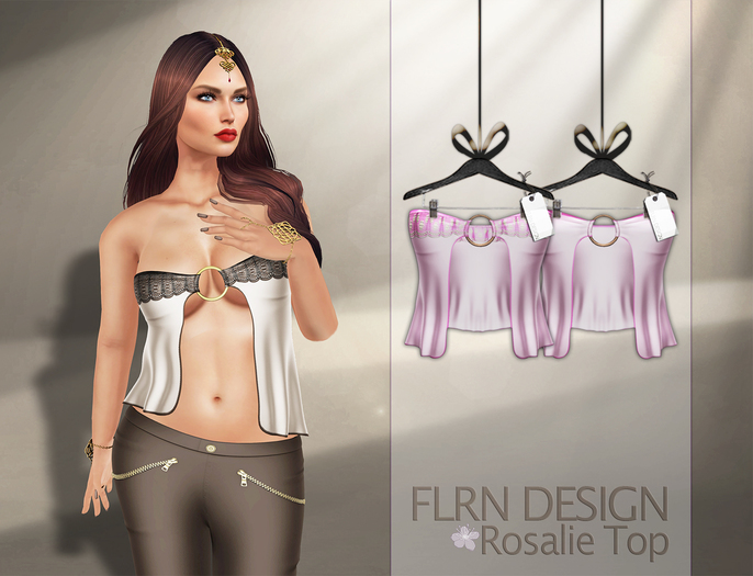 [FLRN] Rosalie Top Pink