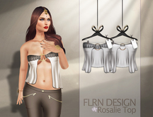 [FLRN] Rosalie Top Black&White