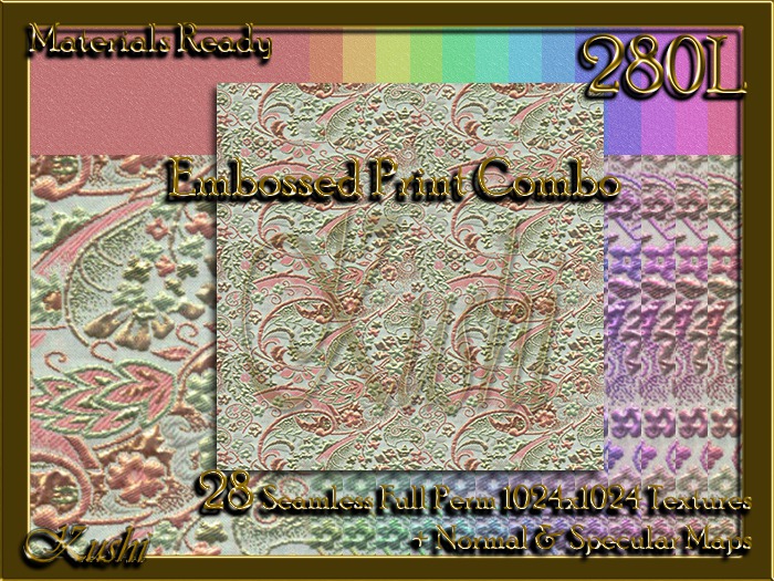 *Kushi* Wicker Weave Seamless Texture Pack