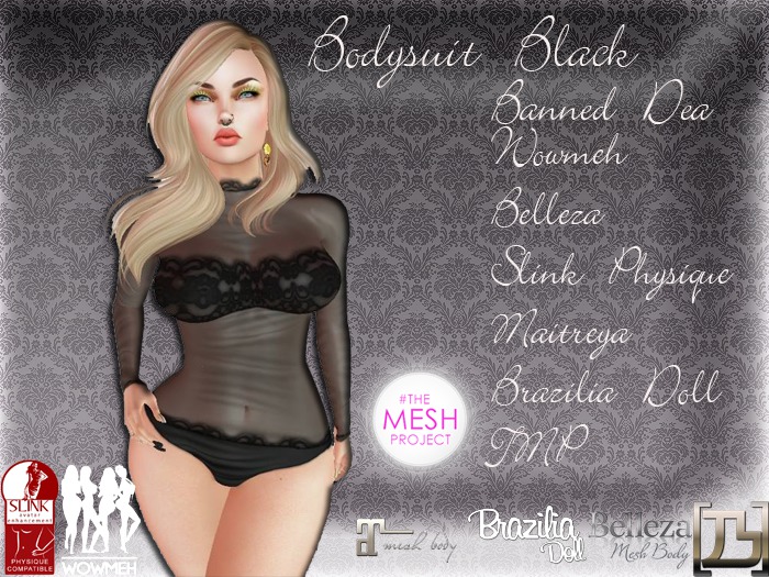 .::Arkan::. Bodysuit black