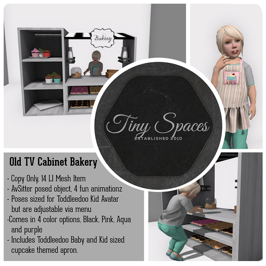 Tiny Spaces - Old Tv Cabinet Bakery (Purple)