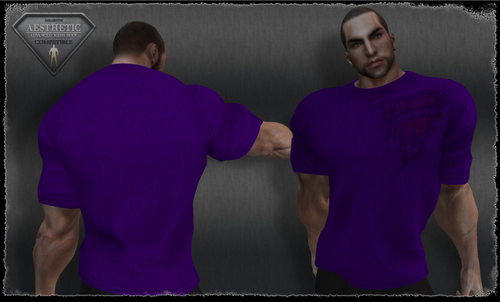 T-Shirt - Snake - Purple