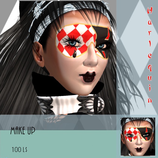 HarlequinRed Make Up - VISAGE