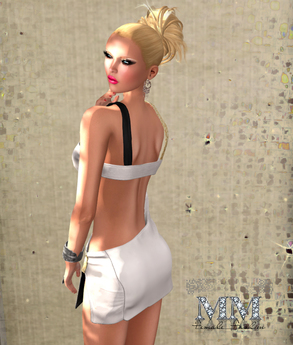 Second Life Marketplace - M&M-HALEY WHITE DRESS MESH