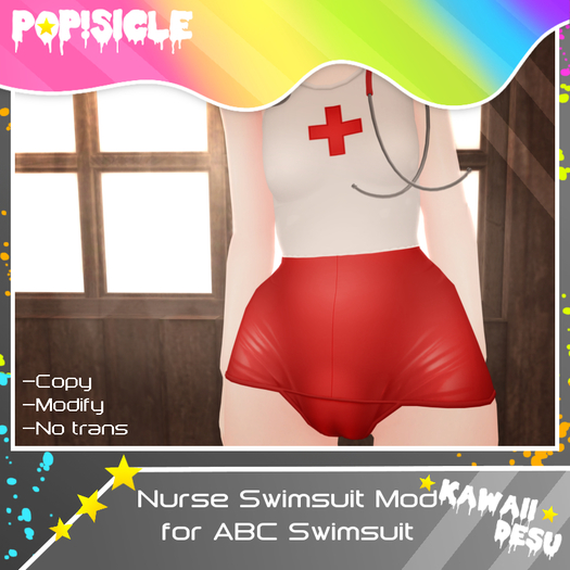 -Pop!Sicle- Nurse Swimsuit Mod (ABC Swimsuit)