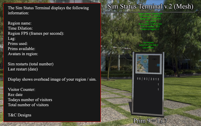 Sim Status Terminal v.3 Mesh