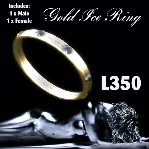 Tuttle's & Co. Gift Box-Gold Ice Ring