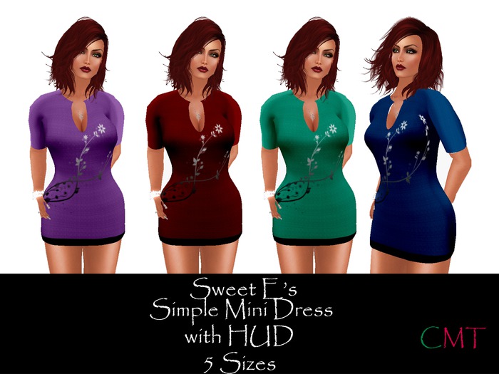 Sweet E's Simple Mini Dress with HUD