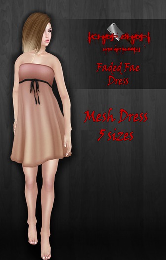 !CS! Faded Fae Dress Orange