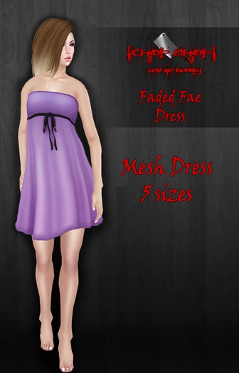 !CS! Faded Fae Dress Purple