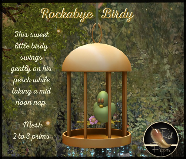 Rockabye Birdy Cage
