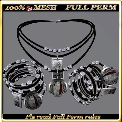 LW_ Mesh Necklace and Bracelets - Full Perm 4