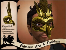Warrior Bird Mask (Gold)
