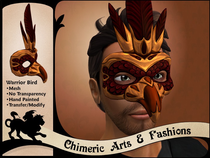 Warrior Bird Mask (Copper)