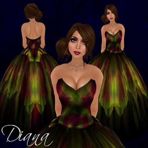 [K~*~S] Diana - Gown - Flora