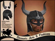 ~Chimeric Fashions~ Viking Helm (Grey)